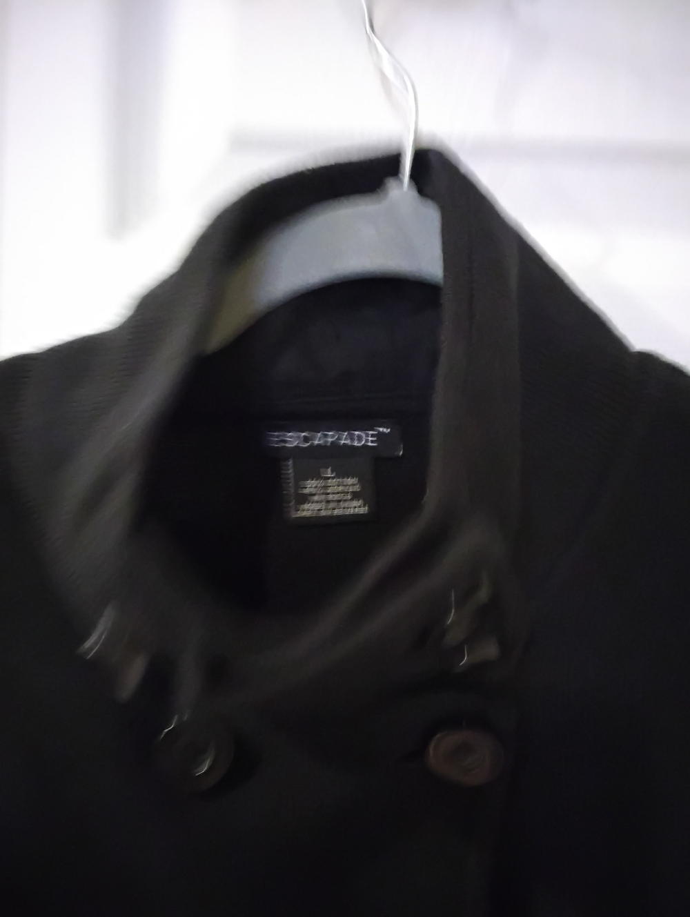 Escapade Black Button-Front Jacket - Picture 2 of 5